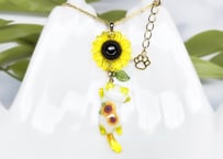 向日葵追っかけねこのネックレス〈リニューアル版〉