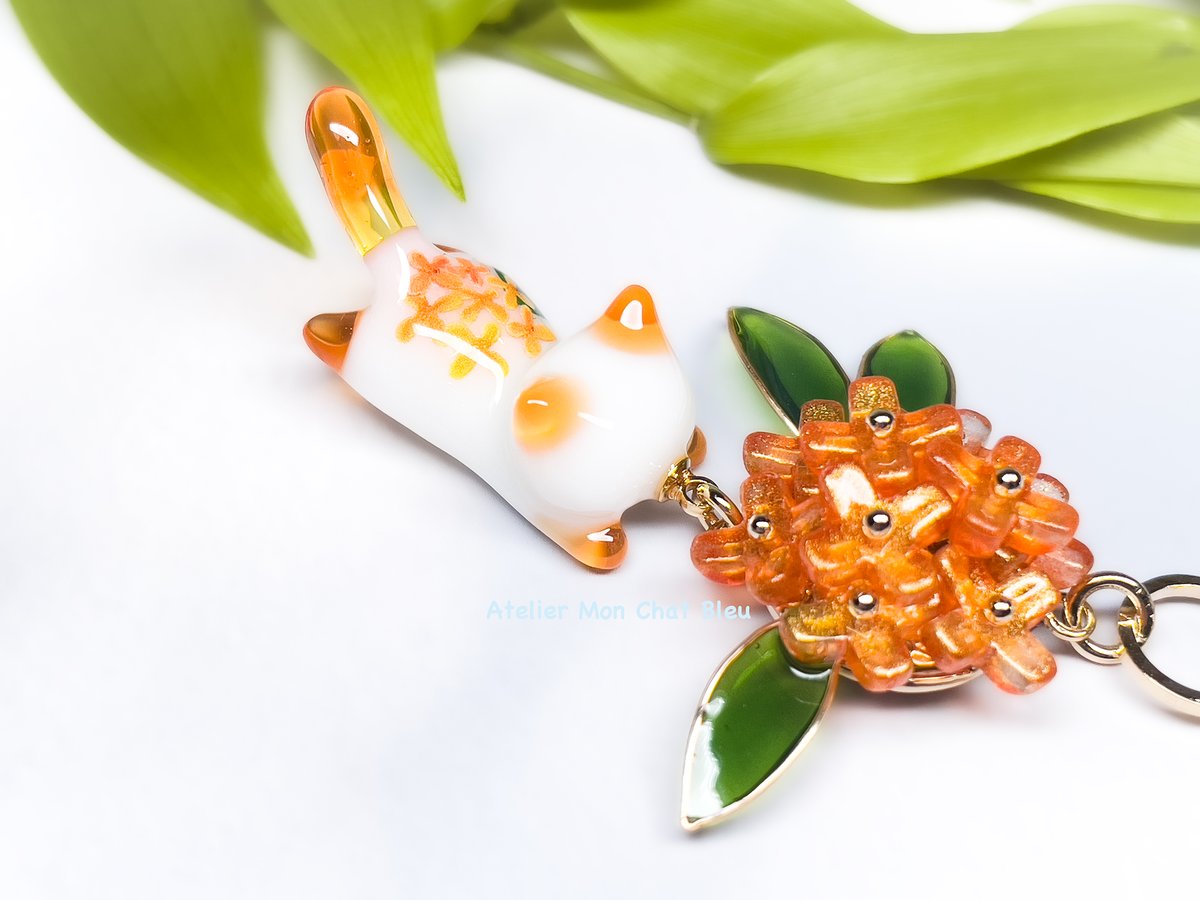 金木犀追っかけねこのバッグチャーム〈リニューアル版〉 | Atelier Mon