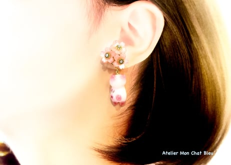 桜追っかけねこのピアス〈リニューアル版〉