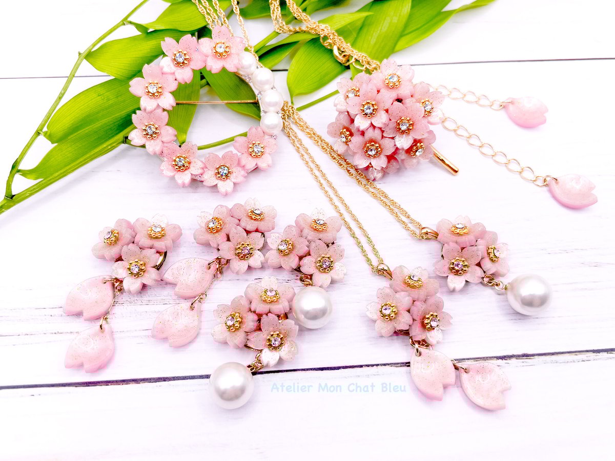 SERENA 桜デザイン ブローチ　シルバー　パール　ルビー　未使用　タグ付き fit=scale-down,w=1200