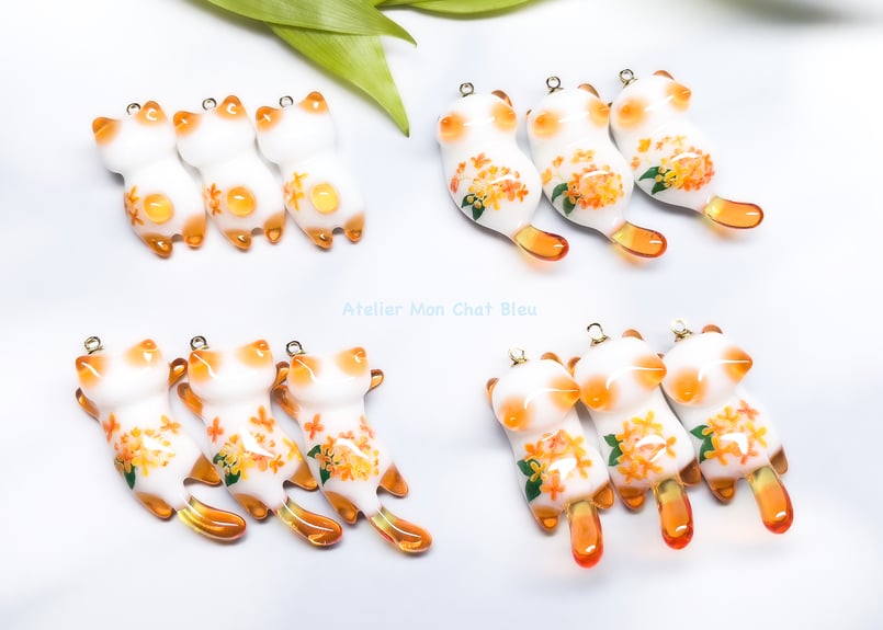 金木犀追っかけねこのバッグチャーム〈リニューアル版〉 | Atelier Mon