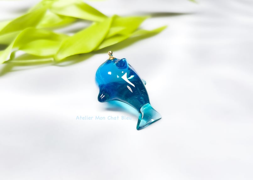 イルカのネックレス | Atelier Mon Chat Bleu