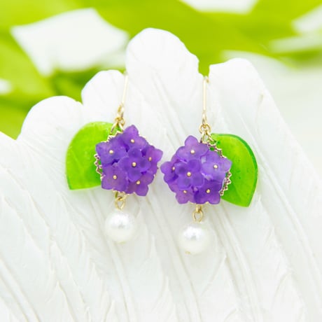 あじさいピアス | STORES