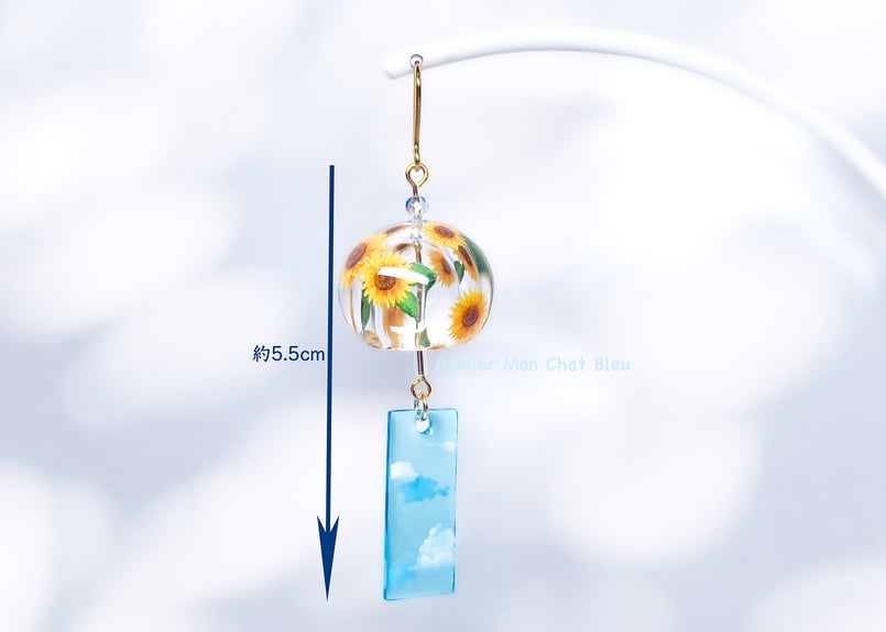 一点物 可愛い ピンク向日葵大柄フォッシルコーラルピアスチャーム·͜