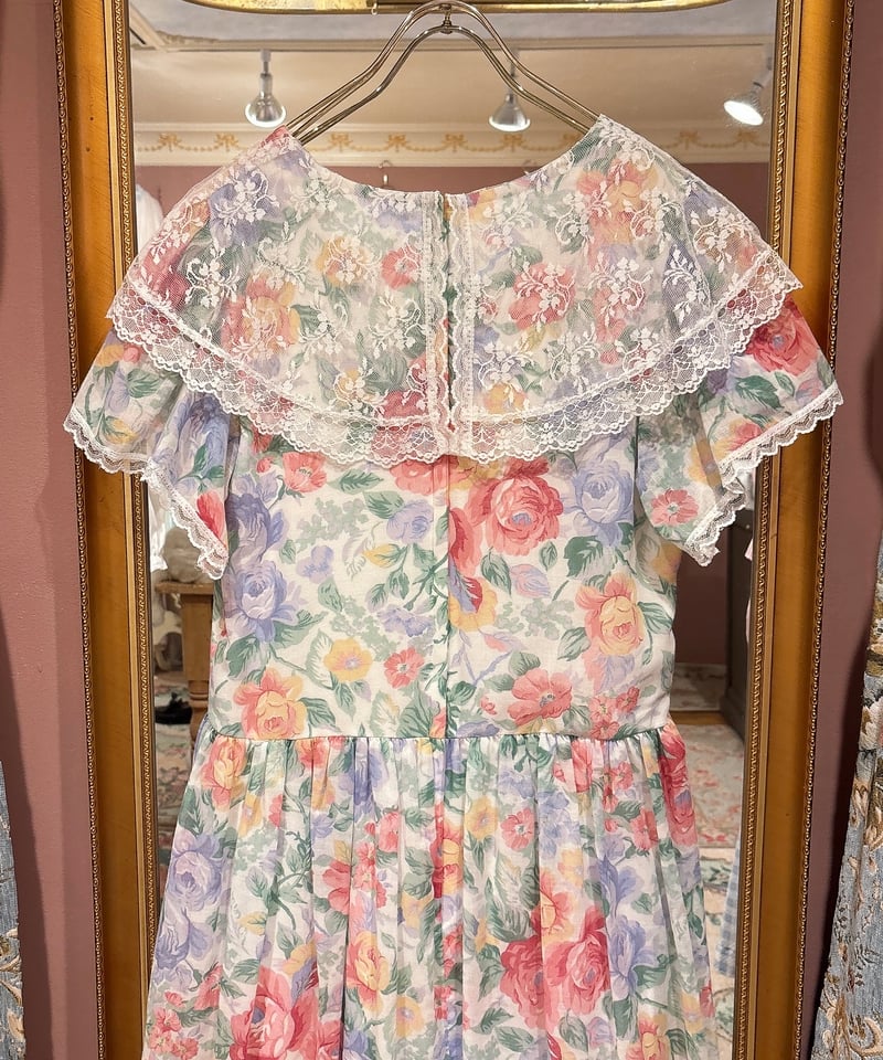 JESSICA McCLINTOCK GUNNE SAX vintage floral dre