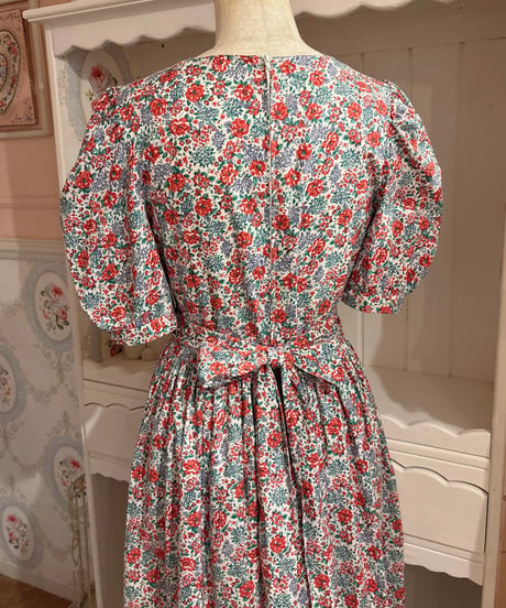 Laura Ashley vintage flower pattern dress