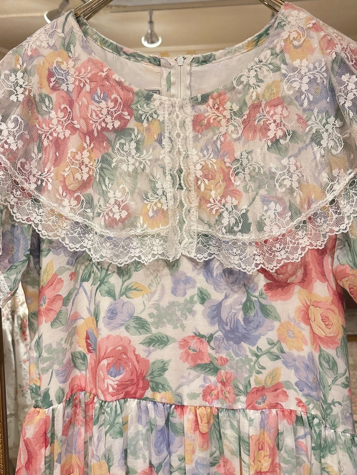 JESSICA McCLINTOCK GUNNE SAX vintage floral dre