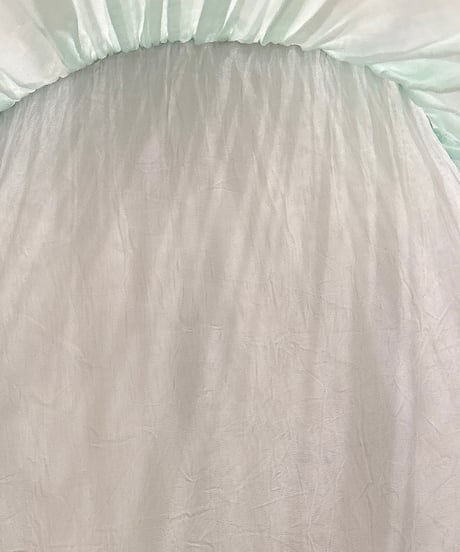 70s vintage lace mint green dress