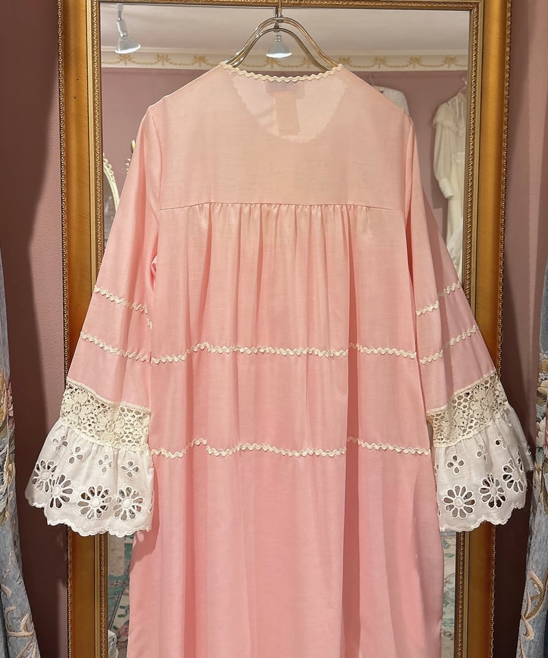 70s vintage flower lace dress | HARDYS