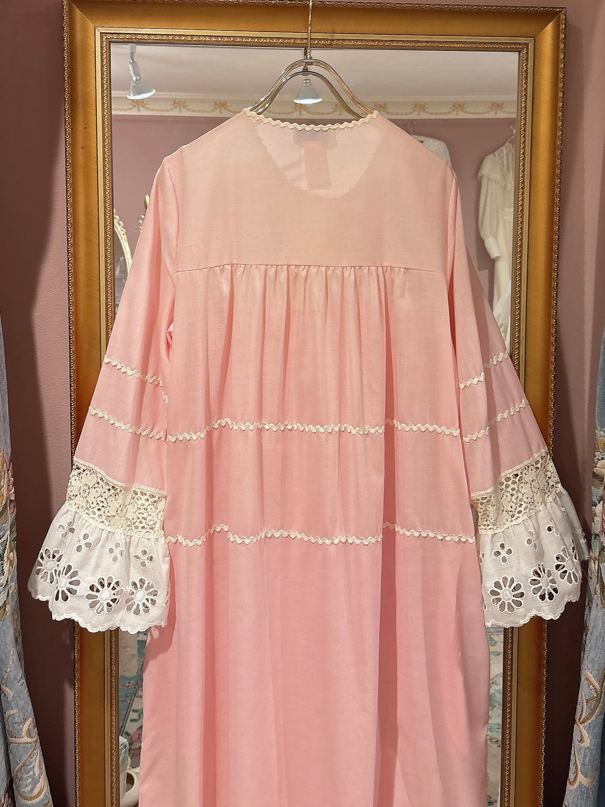 70s vintage flower lace dress | HARDYS