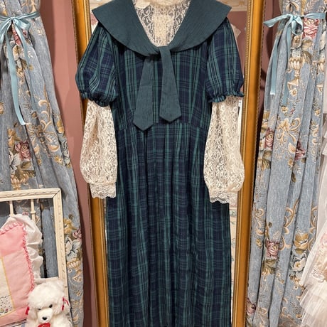 CHERRY SAILOR DRESS チェリーセーラードレス axes femme｜チェリーローズ柄セーラーワンピース | Rakuten