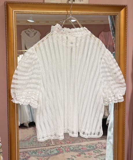 70s vintage lace gown tops
