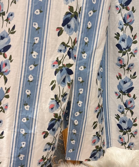 80s vintage flower pattern dress
