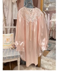 Victoria's secret 80s vintage flower embroidered satin dress