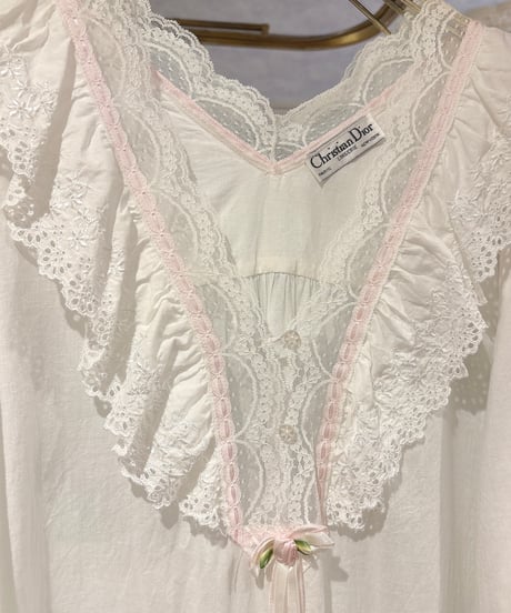 Christian Dior vintage lace gown dress