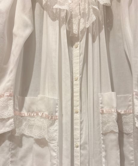 GUNNE SAX vintage satin ribbon×lace dress