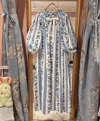 80s vintage flower pattern dress
