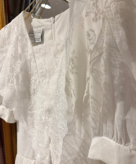 Jessica McClintock GUNNE SAX vintage lace sailor collar dress