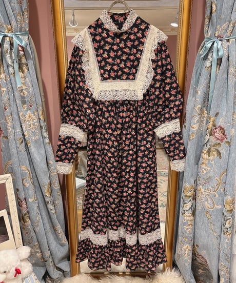 hardys古着　ヴィンテージ　長袖　レース　長袖　トップス　vintage 長袖レーストップス - 古着屋グレープフルーツ ムーン