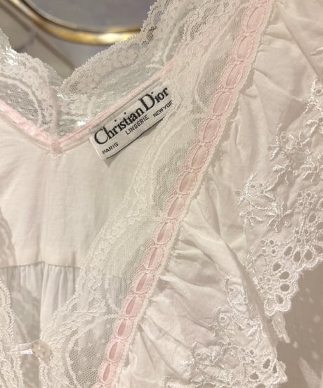Christian Dior vintage lace gown dress