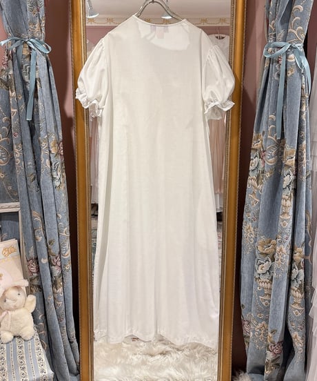 80s vintage rose embroidered gown dress