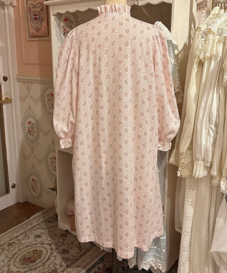 80s vintage flower pattern dress