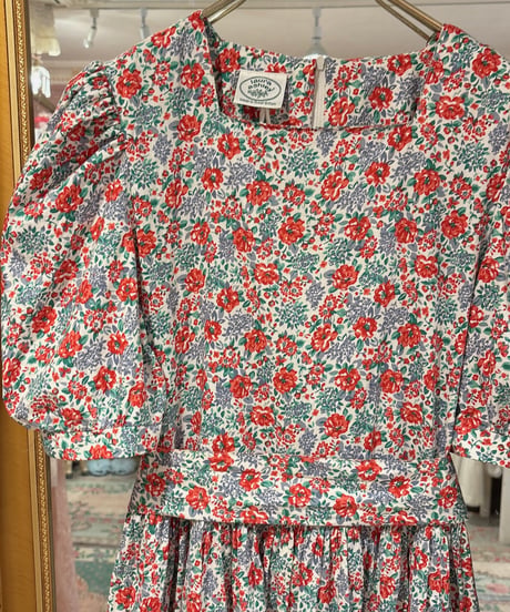 Laura Ashley vintage flower pattern dress