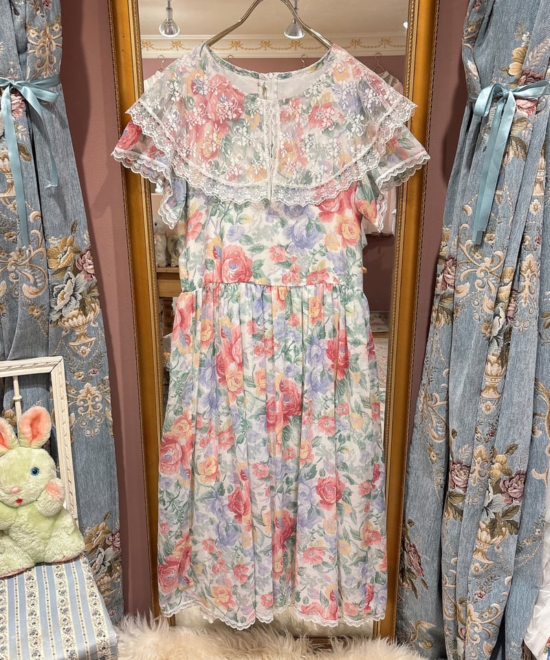 GUNNESAX JESSICA McCLINTOCK ビンテージキッズドレス JESSICA McCLINTOCK GUNNE SAX vintage floral dre