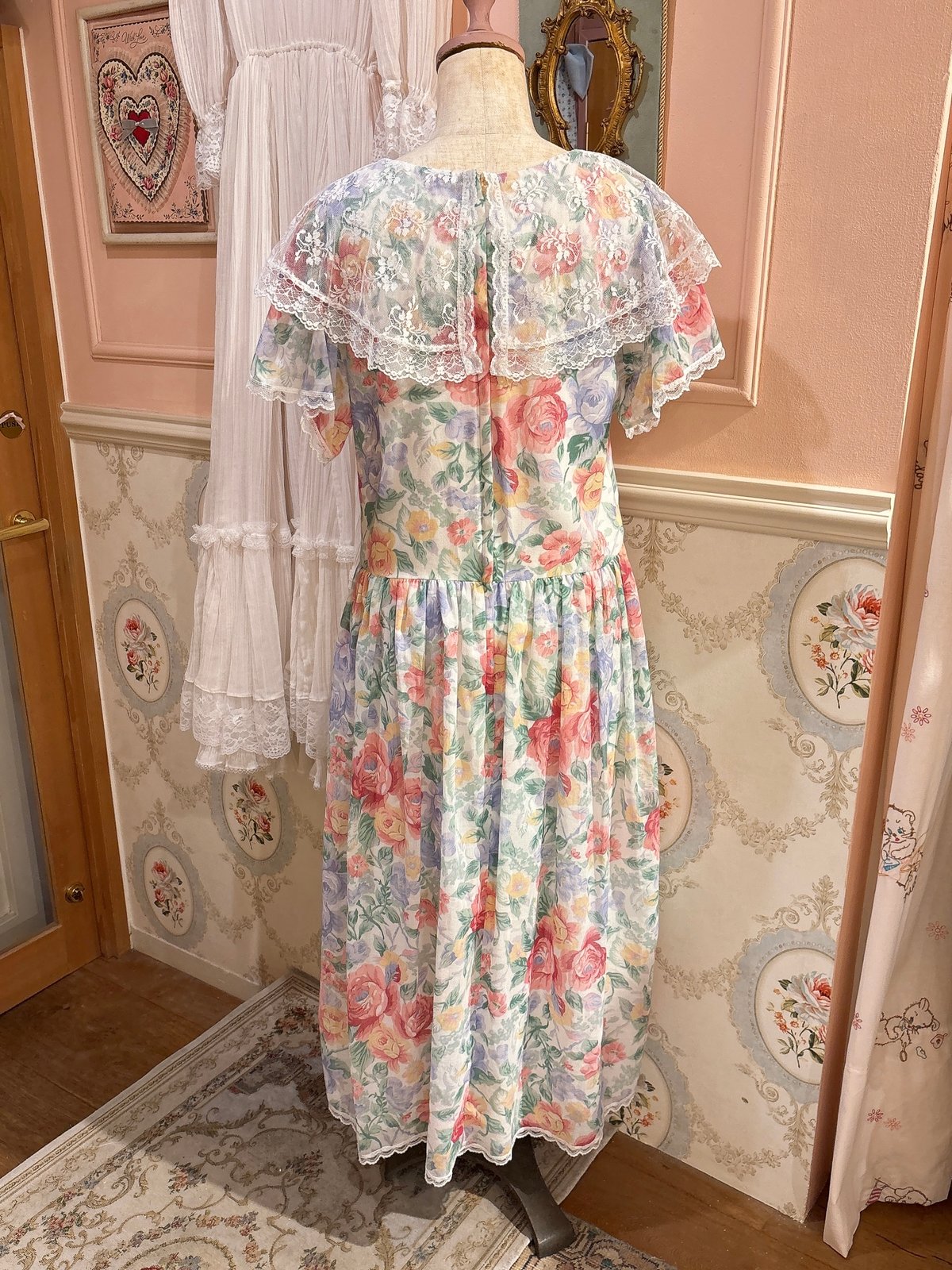 JESSICA McCLINTOCK GUNNE SAX vintage floral dre