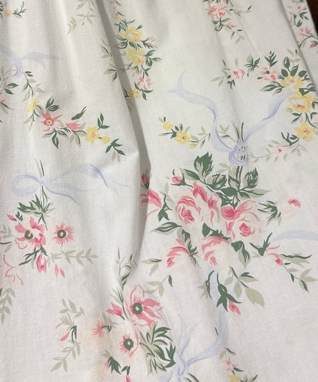 Victoria's secret vintage ribbon bouquet pattern no sleeve dress