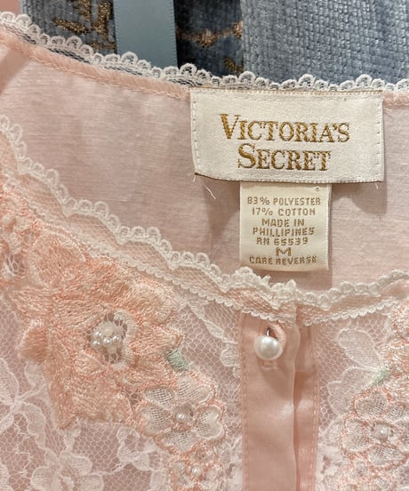 Victoria's secret 80s vintage flower embroidered satin dress