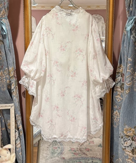 80s vintage lace pink flower dress