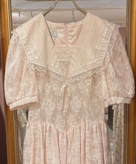 GUNNE SAX vintage sailor collar lace dress