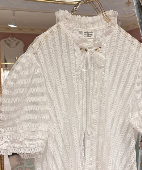 70s vintage lace gown tops