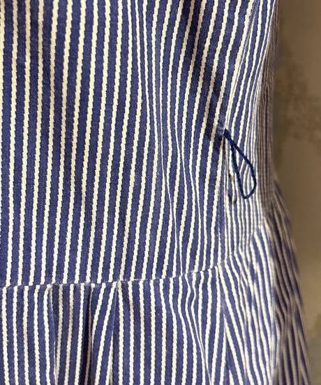 70s vintage lanz originals lace collar striped dress