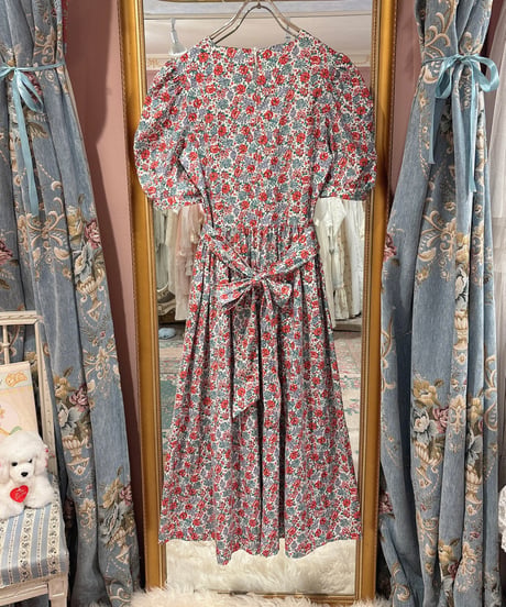 Laura Ashley vintage flower pattern dress