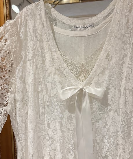 80s vintage flower lace dress