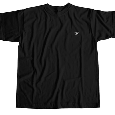 【復活】極彩色流シ三原色半袖Tee“Mサイズ” BLK