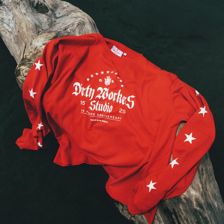 DWS ANNIVERSARY L/S TEE_RED※受注販売