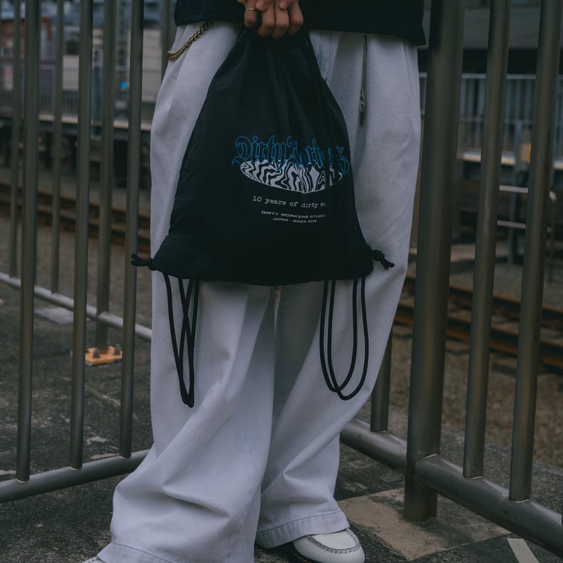 DWS 10YEARS NAPSACK_BLACK 大号(47cm×40cm)※受注販売 |