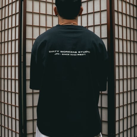 DWS 10YEARS GLOW IN THE DARK-PRINT TEE_BLACK※受注販売