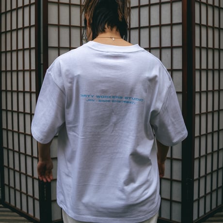 DWS 10YEARS GLOW IN THE DARK-PRINT TEE_WHITE※受注販売