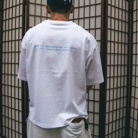 DWS 10YEARS GLOW IN THE DARK-PRINT TEE_WHITE※受注販売