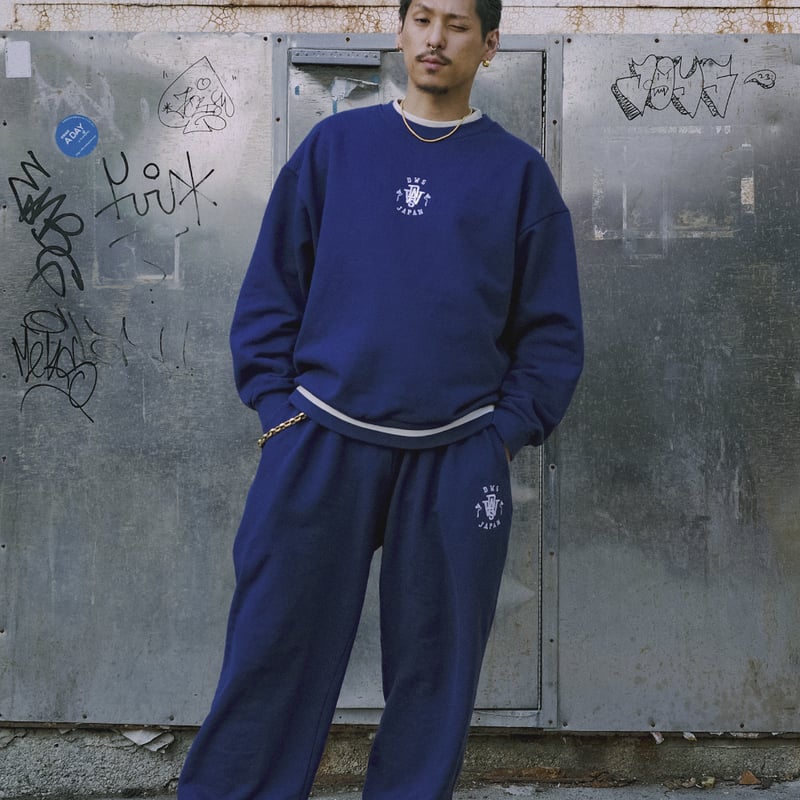 DWS JAPAN 14oz “ Team” Sweatpants 14oz “Home Team” Sweatpants_Black | DWS STORE