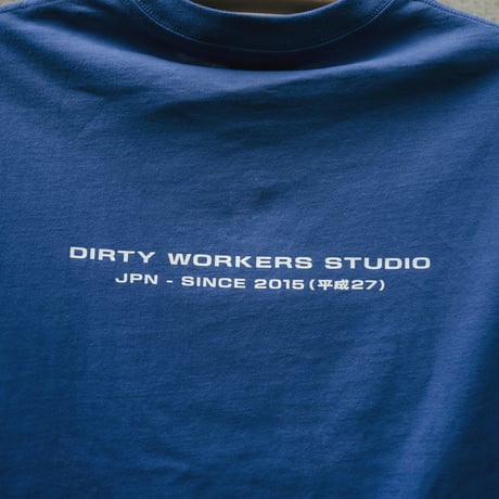 DWS 10YEARS GLOW IN THE DARK-PRINT TEE_BLUE※受注販売