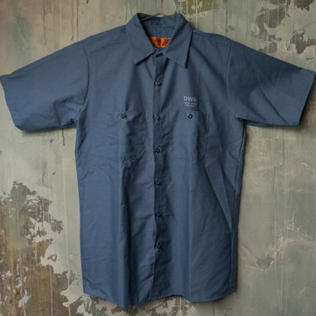 DWS"OLD LOGO"Work Shirt_Postman blue