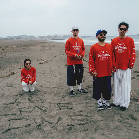 DWS ANNIVERSARY L/S TEE_RED※受注販売