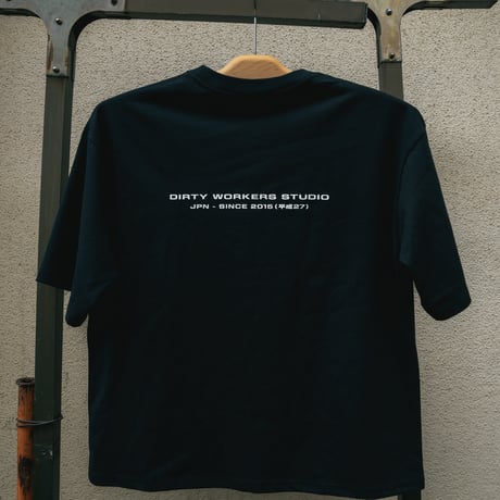 DWS 10YEARS GLOW IN THE DARK-PRINT TEE_BLACK※受注販売