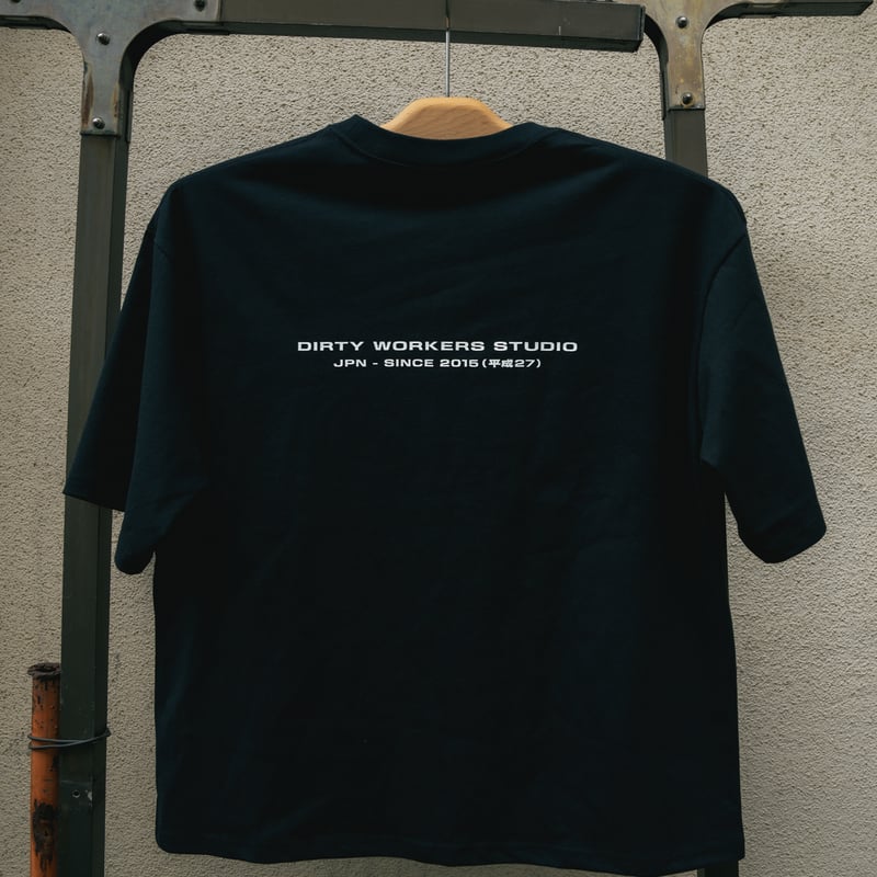 DWS 10YEARS GLOW IN THE DARK-PRINT TEE_BLACK※受注