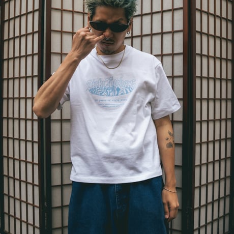 DWS 10YEARS GLOW IN THE DARK-PRINT TEE_WHITE※受注販売